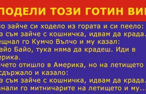 Едно зайче си подскачало из гората и си пеело… (МНОГО СЛАДЪК ВИЦ)